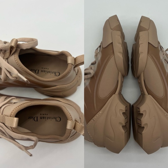 Authentic Christian Dior D-Connect sneakers in nude - Picture 4 of 15